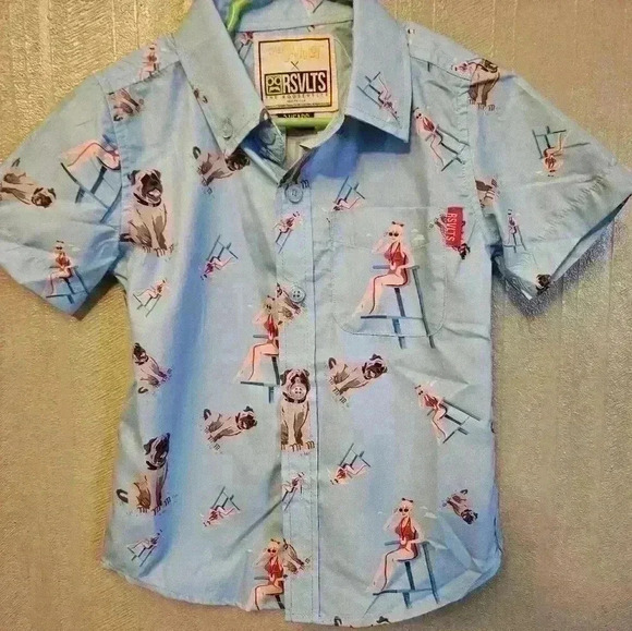 RSVLTS The Sandlot X Rsvlts Wendy Peffercorn The Beast Button-up shirt Kids 2T - Picture 1 of 7